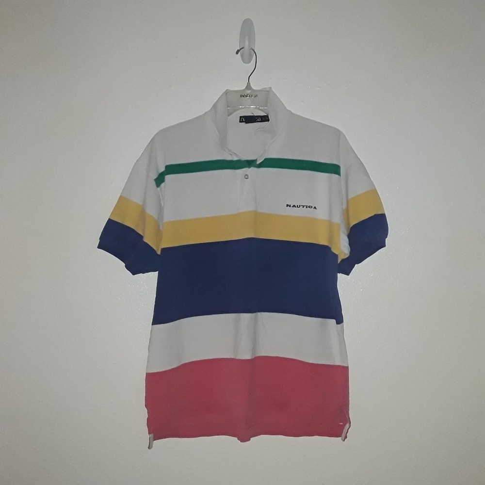 vintage náutica shirt men size large
